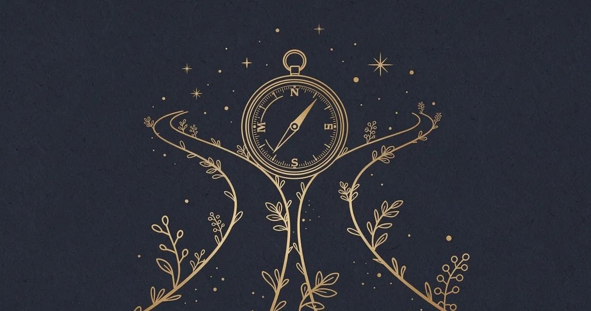 Der Kartentisch — Illustration