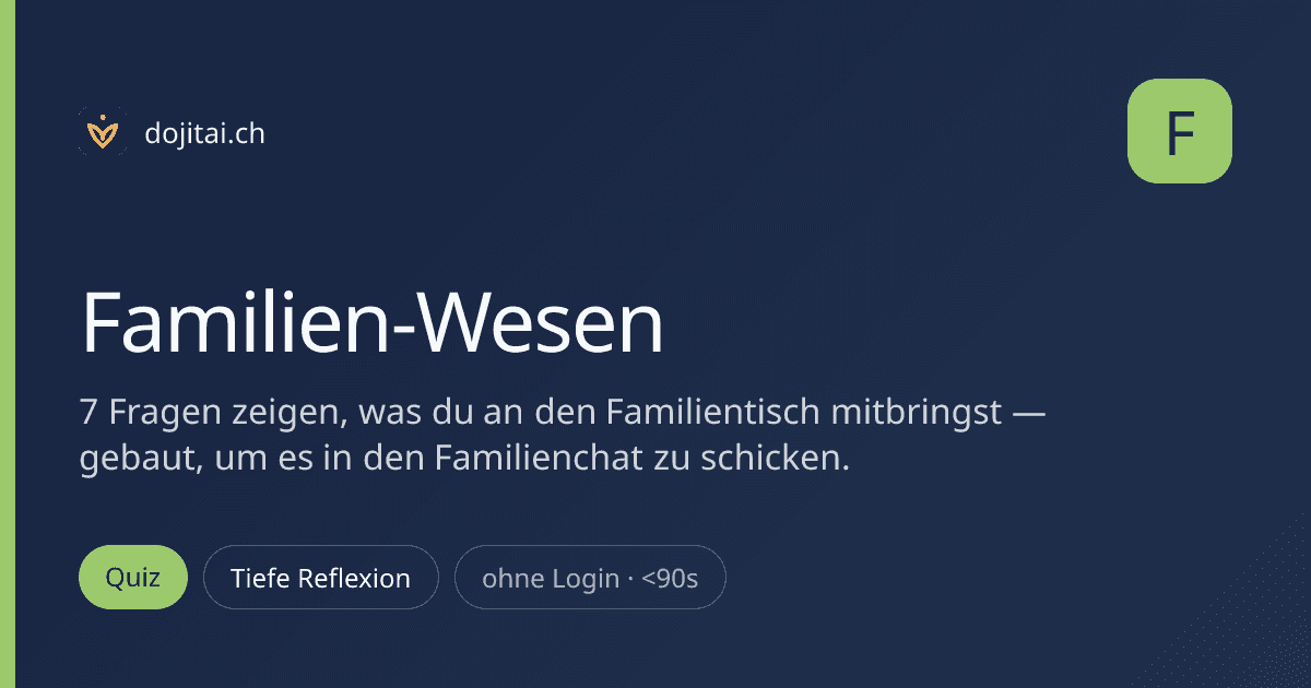 Familien-Wesen