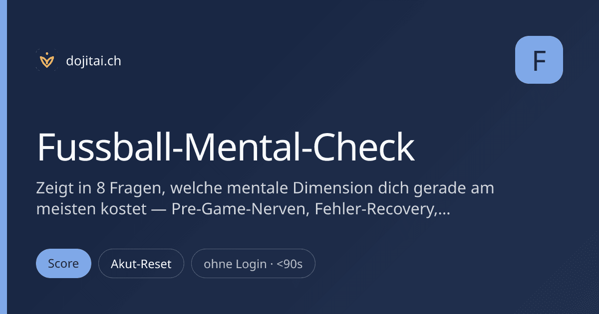 Fussball-Mental-Check
