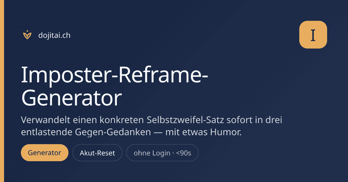 Impostor Reframe Generator