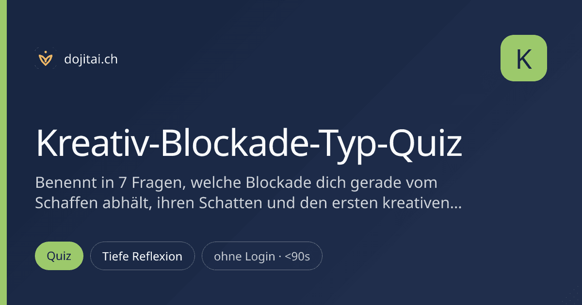 Kreativ-Blockade-Typ-Quiz