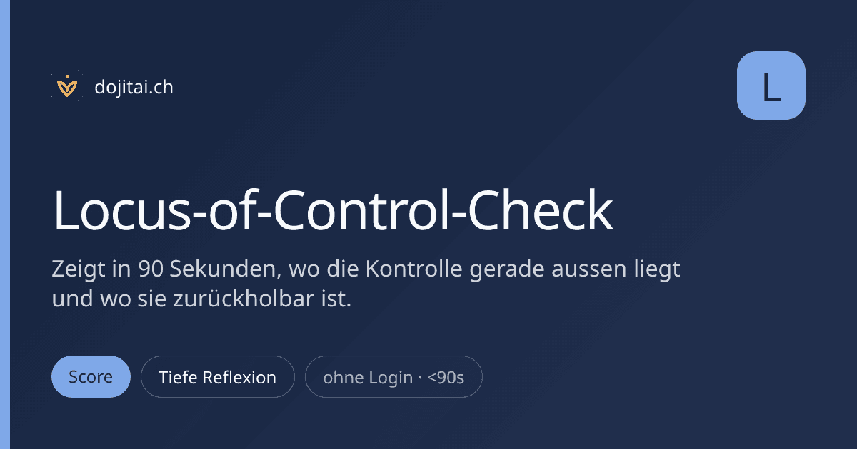 Locus of Control Check