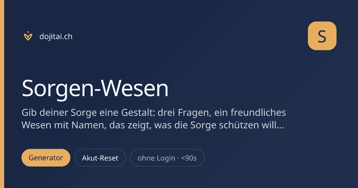 Sorgen-Wesen