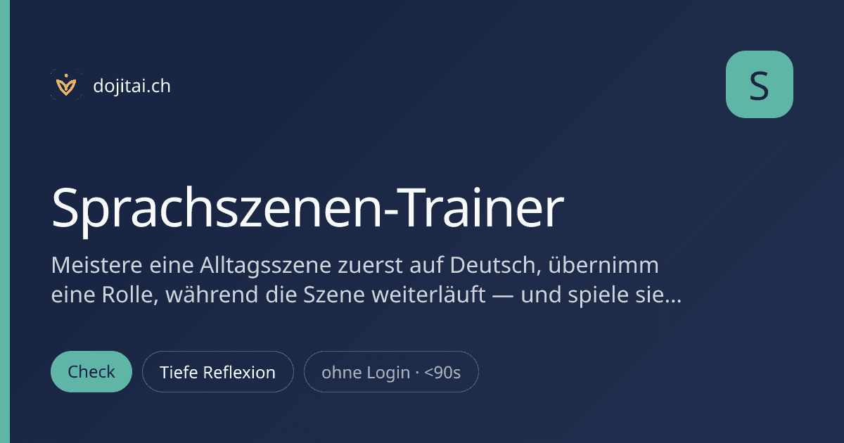Sprachszenen-Trainer