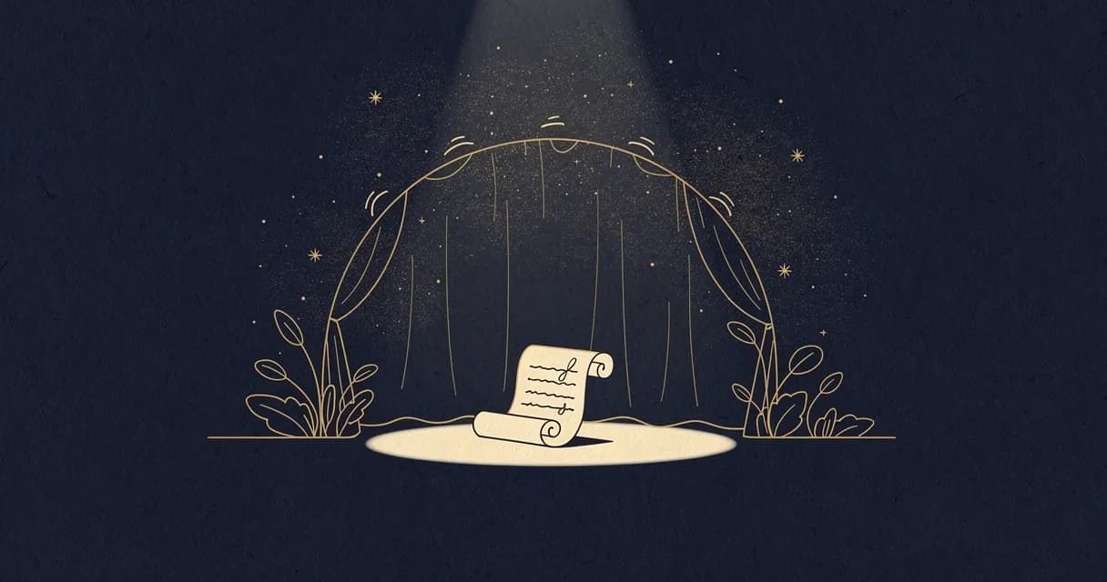 Die Generalprobe — Illustration