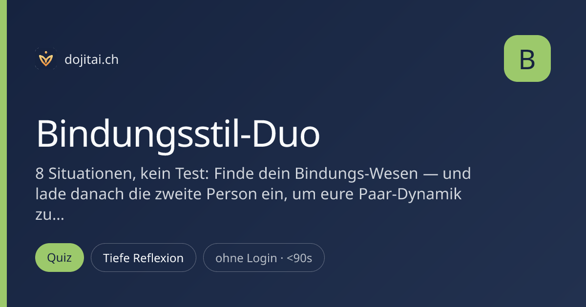 Bindungsstil-Duo