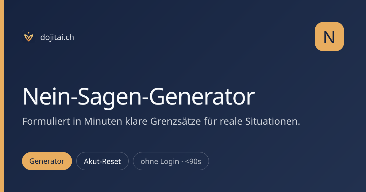 Nein-Sagen-Generator