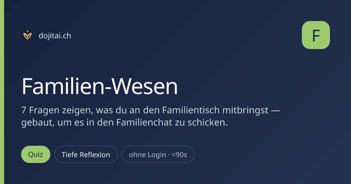 Familien-Wesen