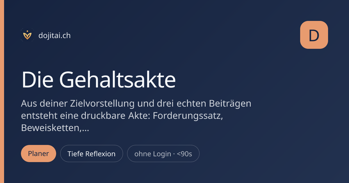 Die Gehaltsakte