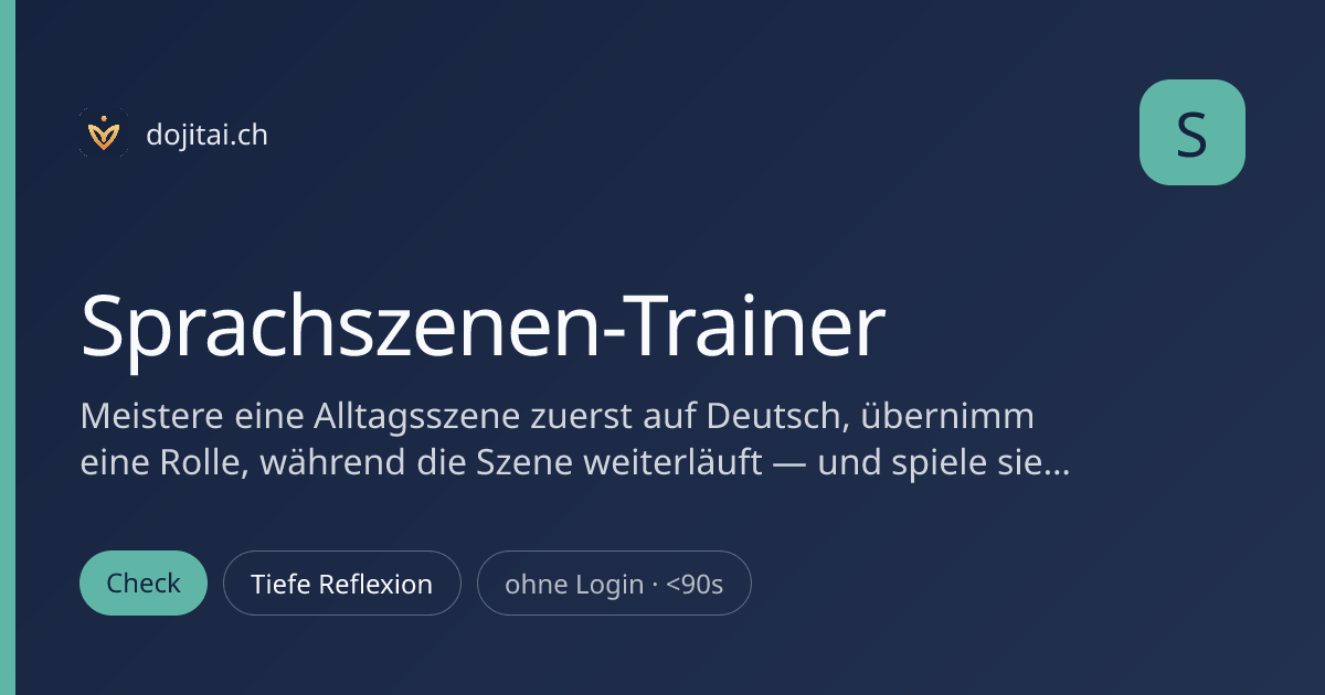 Sprachszenen-Trainer